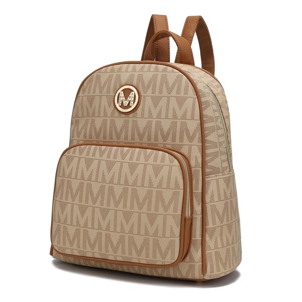 Weird Giraffe Games MKF Collection MKF-BM3383BG Fanny Signature Backpack by Mia K. - Beige MKF-BM3383BG